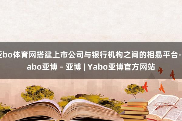 亚bo体育网搭建上市公司与银行机构之间的相易平台-Yabo亚博 - 亚博 | Yabo亚博官方网站