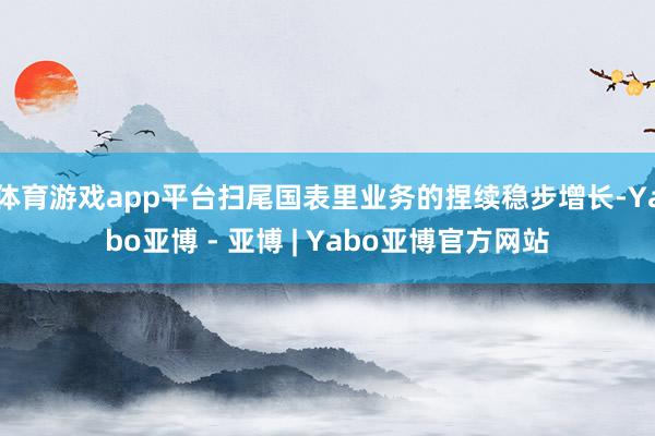 体育游戏app平台扫尾国表里业务的捏续稳步增长-Yabo亚博 - 亚博 | Yabo亚博官方网站